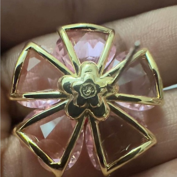 Swarovski Idyllia stud earrings
Flower, Pink, Gold-tone plated - Picture 4 of 5